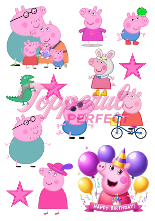 Vafe - Vafa Imprimata Peppa Pig
