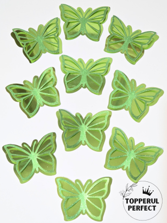 Fluturi - Set Fluturi 3D Verde