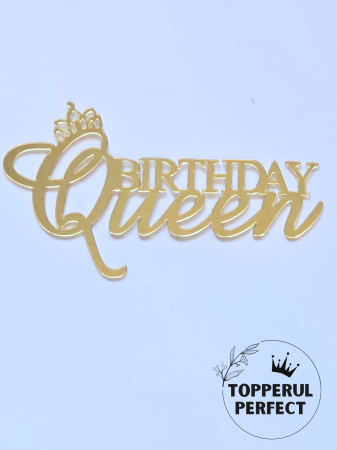 Happy Birthday - Topper Queen Birthday