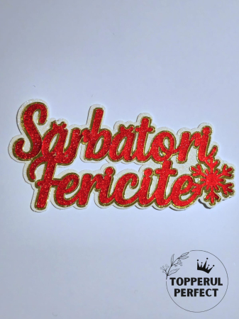 Happy Birthday - Topper Sarbatori Fericite 3D  /1 Bucată