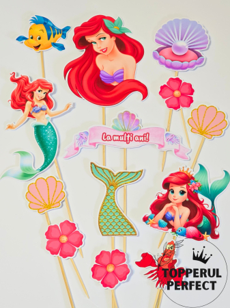 Toppere Printese - Set Toppere Mica Sirena 2