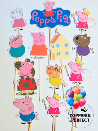 Toppere Animale - Set Toppere Peppa Pig 3
