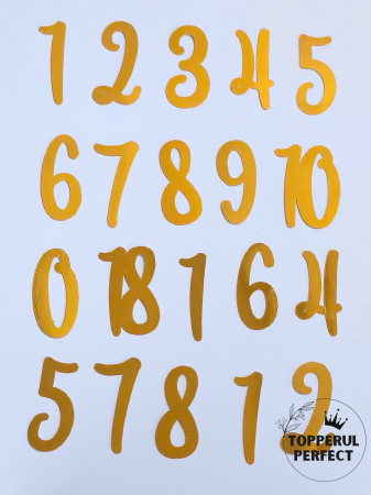 Cifre - Set Cifre Aurii