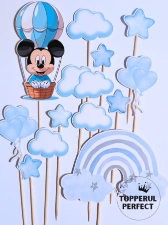 Toppere Botez - Set Toppere Mickey Mouse Balon