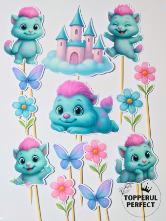 Toppere Animale - Set Toppere Bubbles