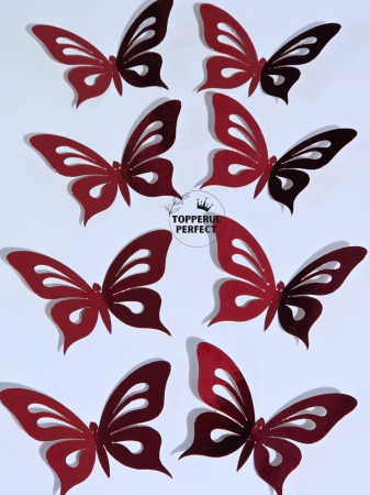 Fluturi - Set Fluturi Oglinda Rosii