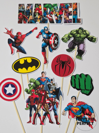 Toppere Baieti - Set Toppere Eroi Marvel