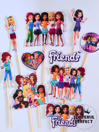 Toppere Torturi - Set Toppere Friends & Lego