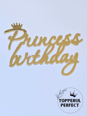 Happy Birthday - Topper Princess Birthday