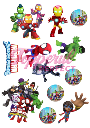 Diverse - Vafa Imprimata Spidey and His Amazing Friends 2