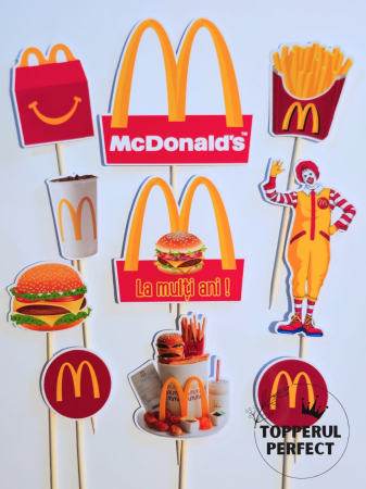 Toppere Diverse - Set Toppere McDonald's