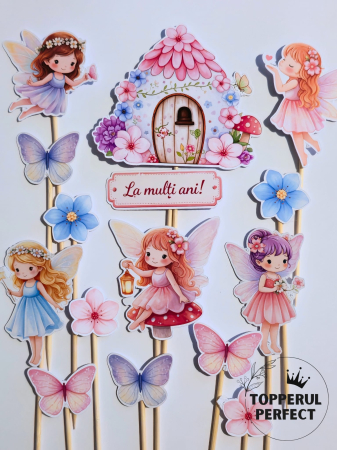 Toppere Torturi - Set Toppere pentru Fete cu Zane 2