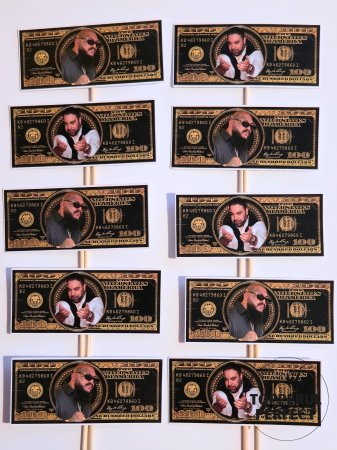 Toppere Majorat 18 - Toppere tort Bani Dani Mocanu si Florin Salam – Decor tort tematic manele