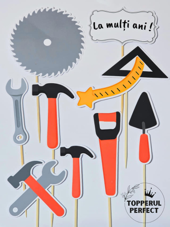 Toppere Meserii - Set Toppere Unelte Constructii