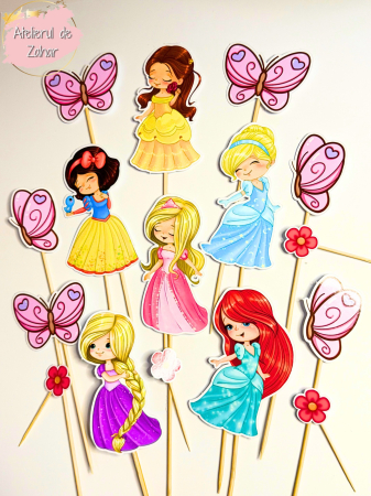 Toppere Printese - Set Toppere Printese cu Fluturi