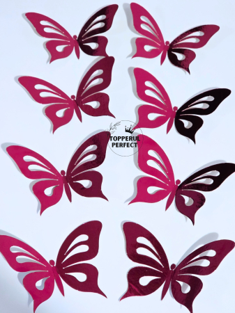 Fluturi - Set Fluturi Oglinda Roz Fucsia