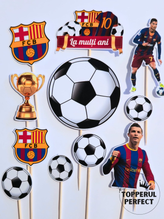 Toppere Torturi - Set Toppere Ronaldo Barcelona