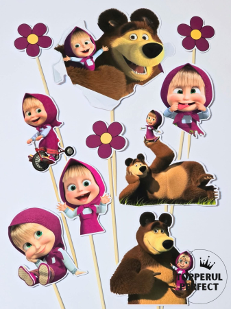 Toppere Desene Animate - Set Toppere Masha si Ursul Amuzant