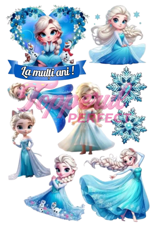 Vafe - Vafa Imprimata Elsa - Frozen 2