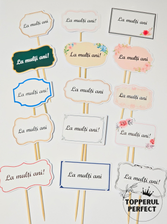 Toppere Torturi - Set Toppere La Multi Ani 1