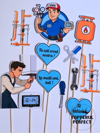 Toppere Diverse - Set Toppere Instalator Gaz