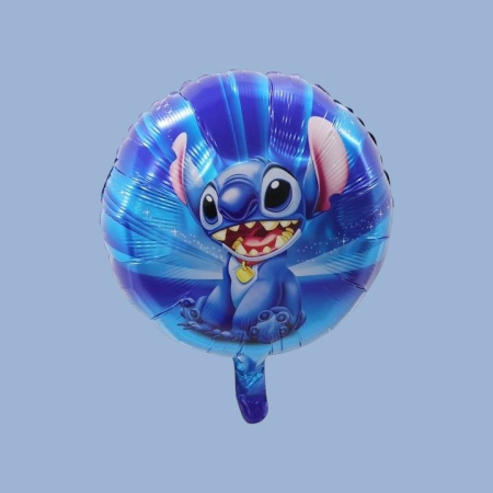 Articole Petrecere - Baloane Stitch Albastru din Folie - Decoratiuni pentru Petreceri Copii si Aniversari Disney