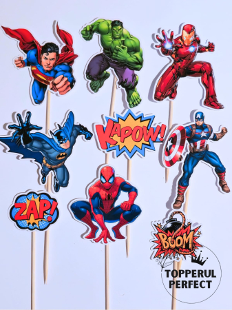 Toppere Eroi - Set Toppere 6 Super-Eroi