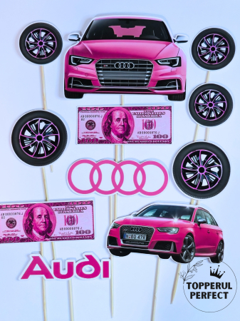 Toppere Masini - Set Toppere Audi Roz