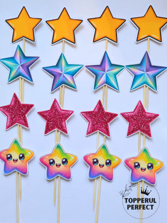 Toppere Diverse - Set Toppere Stele Colorate