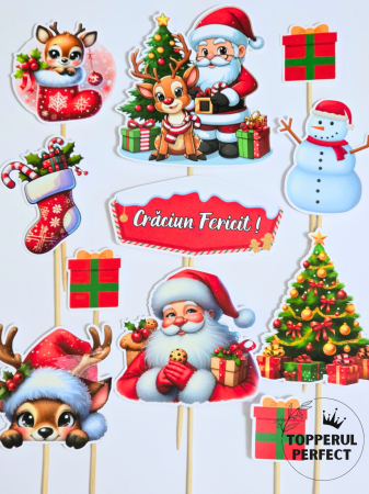 Toppere Craciun - Set Toppere Craciun 4