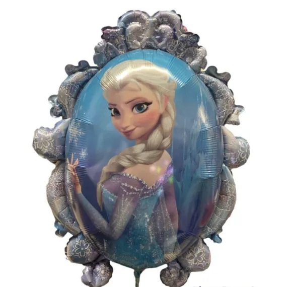 Baloane Petrecere Copii - Baloane Elsa si Ana din Folie Fata-Spate - Decoratiuni pentru Petreceri Frozen si Aniversari Copii