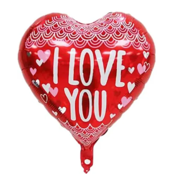 Baloane Petrecere Copii - Baloane I Love You in Forma de Inima din Folie - Decoratiuni Romantice pentru Valentine's Day si Evenimente Speciale