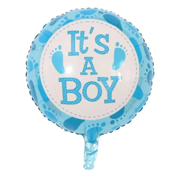 Articole Petrecere - Baloane It's a Boy din Folie - Decoratiuni pentru Baby Shower, Gender Reveal si Nasterea unui Baietel