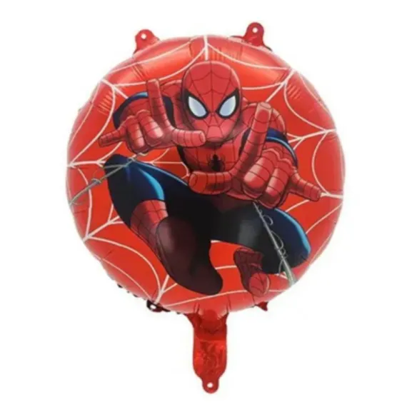Articole Petrecere - Baloane SpiderMan din Folie - Decoratiuni pentru Petreceri Copii si Aniversari Supereroi
