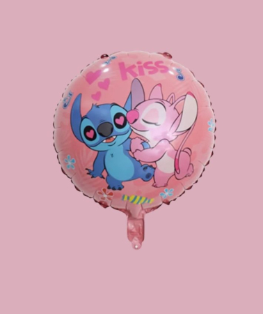 Articole Petrecere - Baloane Stitch si Angel din Folie - Decoratiuni pentru Petreceri Copii si Aniversari Disney