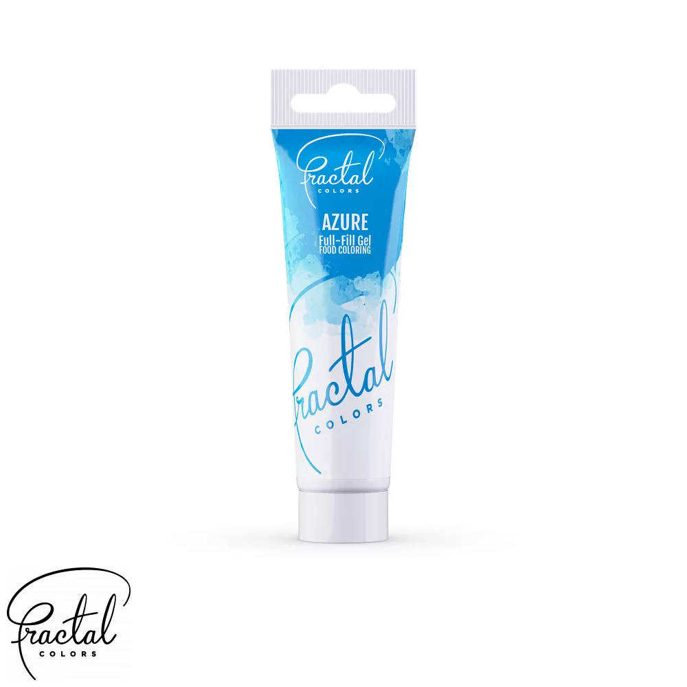 COLORANTI ALIMENTARI - Colorant alimentar GEL - FRACTAL - ALBASTRU AZUR- 30g