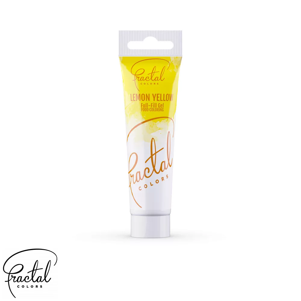 COLORANTI ALIMENTARI - Colorant alimentar GEL - FRACTAL - GALBEN - 30g