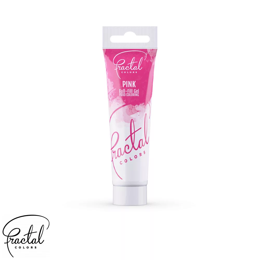 COLORANTI ALIMENTARI - Colorant alimentar GEL - FRACTAL - ROZ - 30g