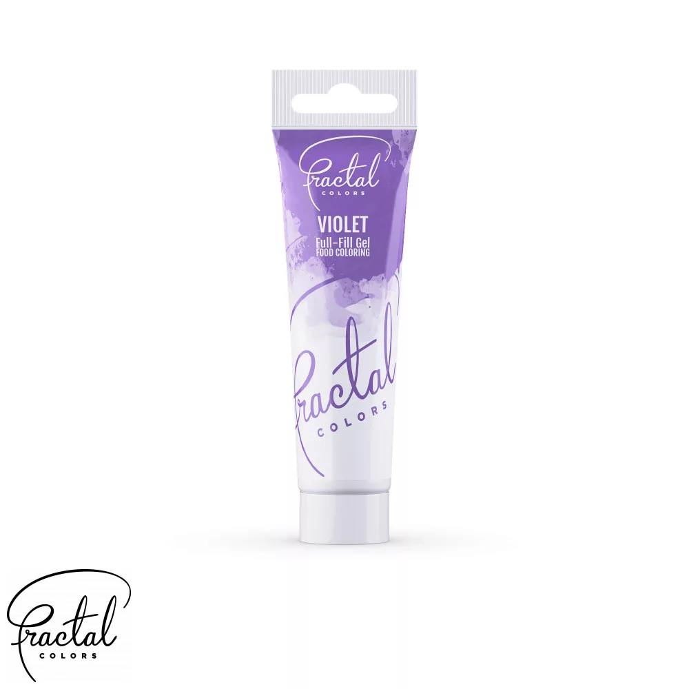 COLORANTI ALIMENTARI - Colorant alimentar GEL - FRACTAL - VIOLET - 30g