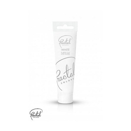 COLORANTI ALIMENTARI - Colorant NON-ALIMENTAR GEL - FRACTAL - ALB White Snow - 30g (Contine E171)