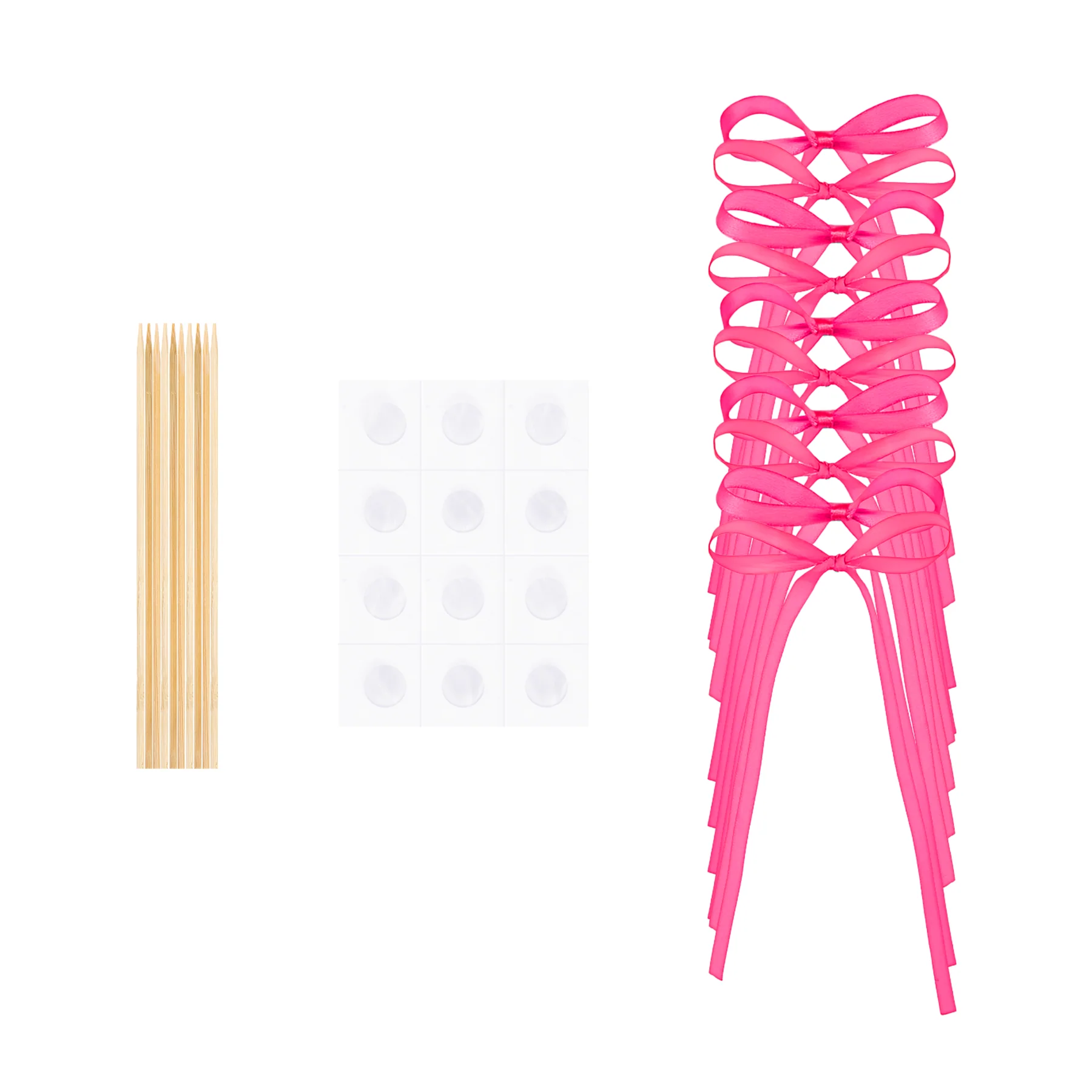 Set 10 Fundite MAGENTA pentru Decor Tort | Decoratiuni Elegante pentru Tort si Candy Bar [1]