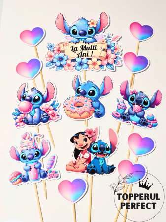 Toppere Stitch - Set Toppere Stitch cu Inimi