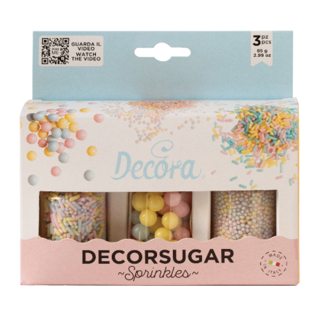 SPRINKLES - PERLE DE ZAHAR - SPRINKLES - Perle de zahar - MIX PERLAT 85 G - DECORA