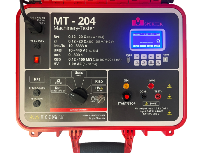 MT-204  Tester de electrosecuritate multifunctional [3]