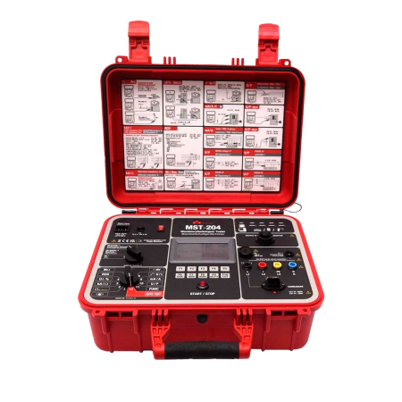 Testere de electrosecuritate - MST 204 - Tester de electrosecuritate multifuncțional