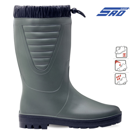 Cizme - Cizme îmblanite polar verde 2499I - A246