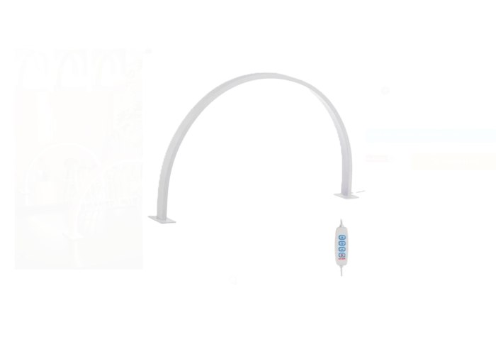 Lampa LED semiluna 55x30 cm alb [3]