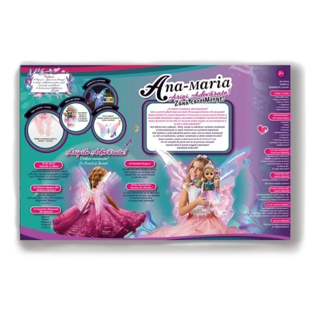 Papusa Ana Maria Zana cu Aripi Adevarate - Idea [3]