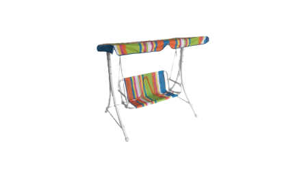 Produse EmagMarketplace - Balansoar-cu-doua-locuri-dungi-colorate