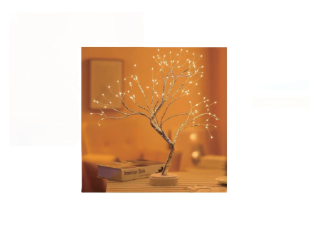 Veioze si lampi - copac-decorativ-argintiu-cu-108-becuri-led-tip-veioza-alimentare-usb-sau-baterii-12x50cm